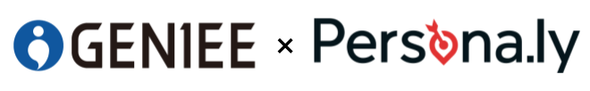 logo_GENIEE × Persona.ly