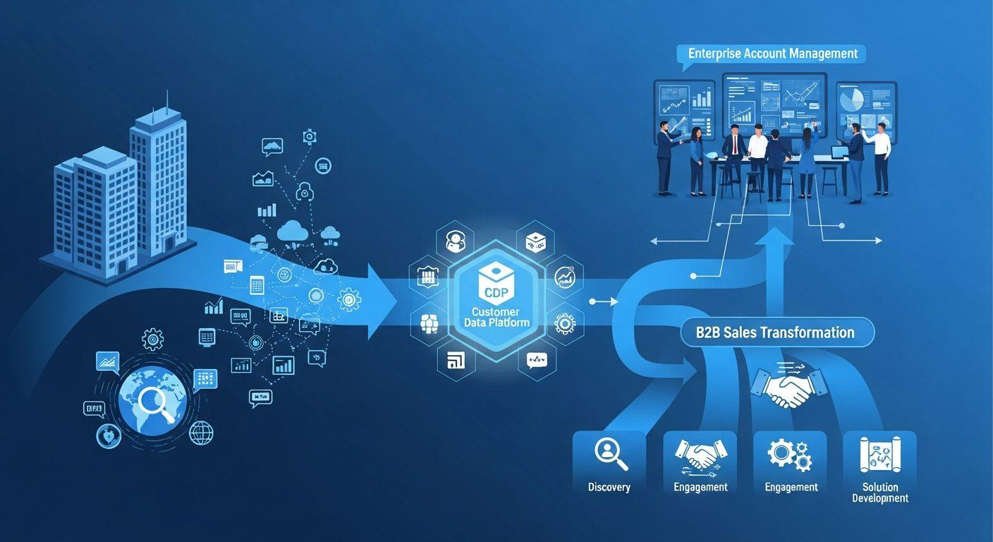 BtoB営業変革の新潮流:CDP活用による顧客情報一元化とAI活用で実現する営業DX