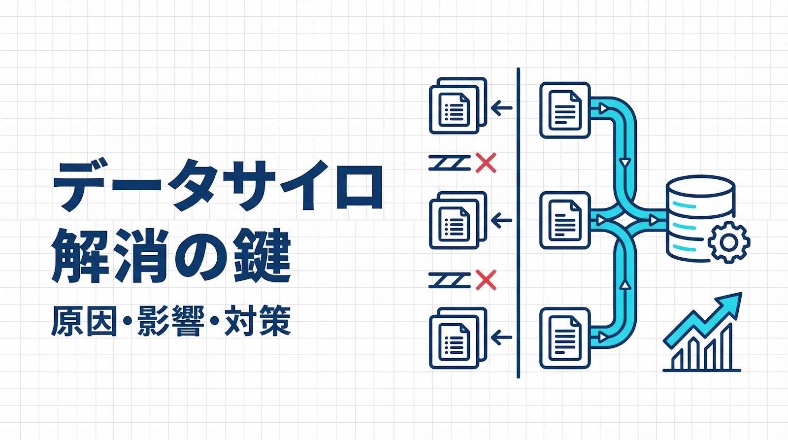 データのサイロ化とは?発生原因・悪影響・解消方法を事例つきで解説