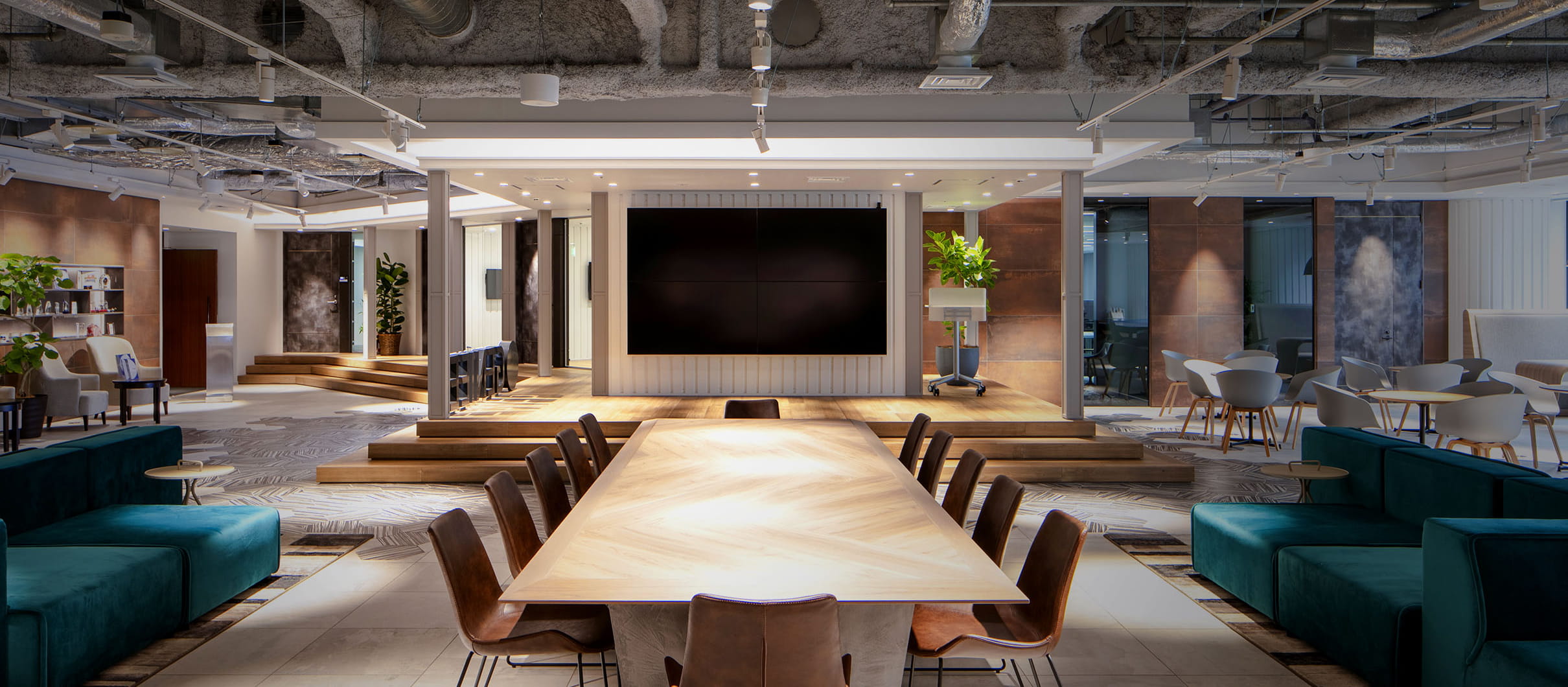 A conference room