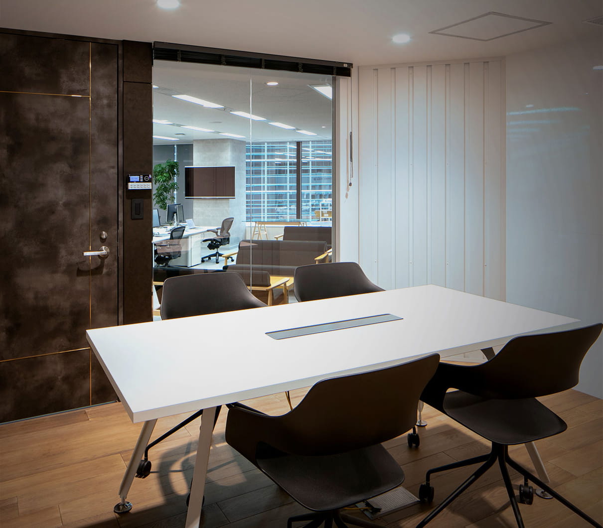 A conference room