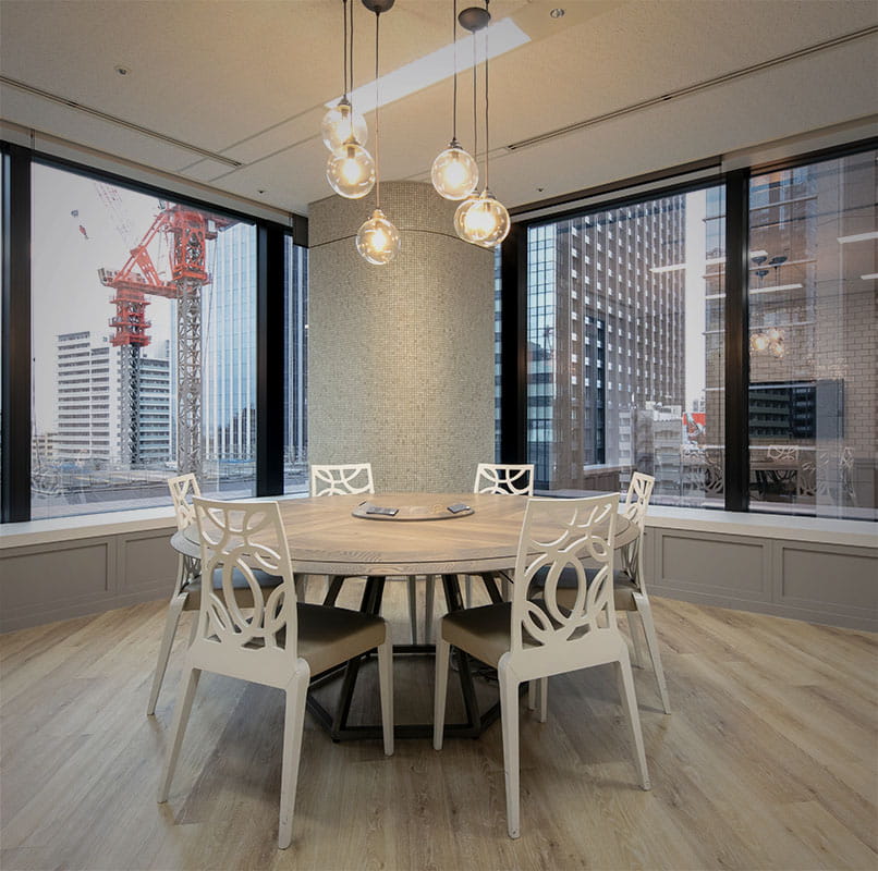 A conference room
