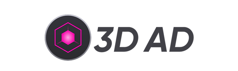 3D ADロゴ