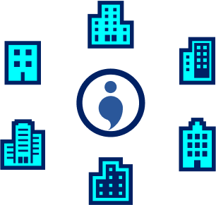 豊富な接続事業者のアイコン