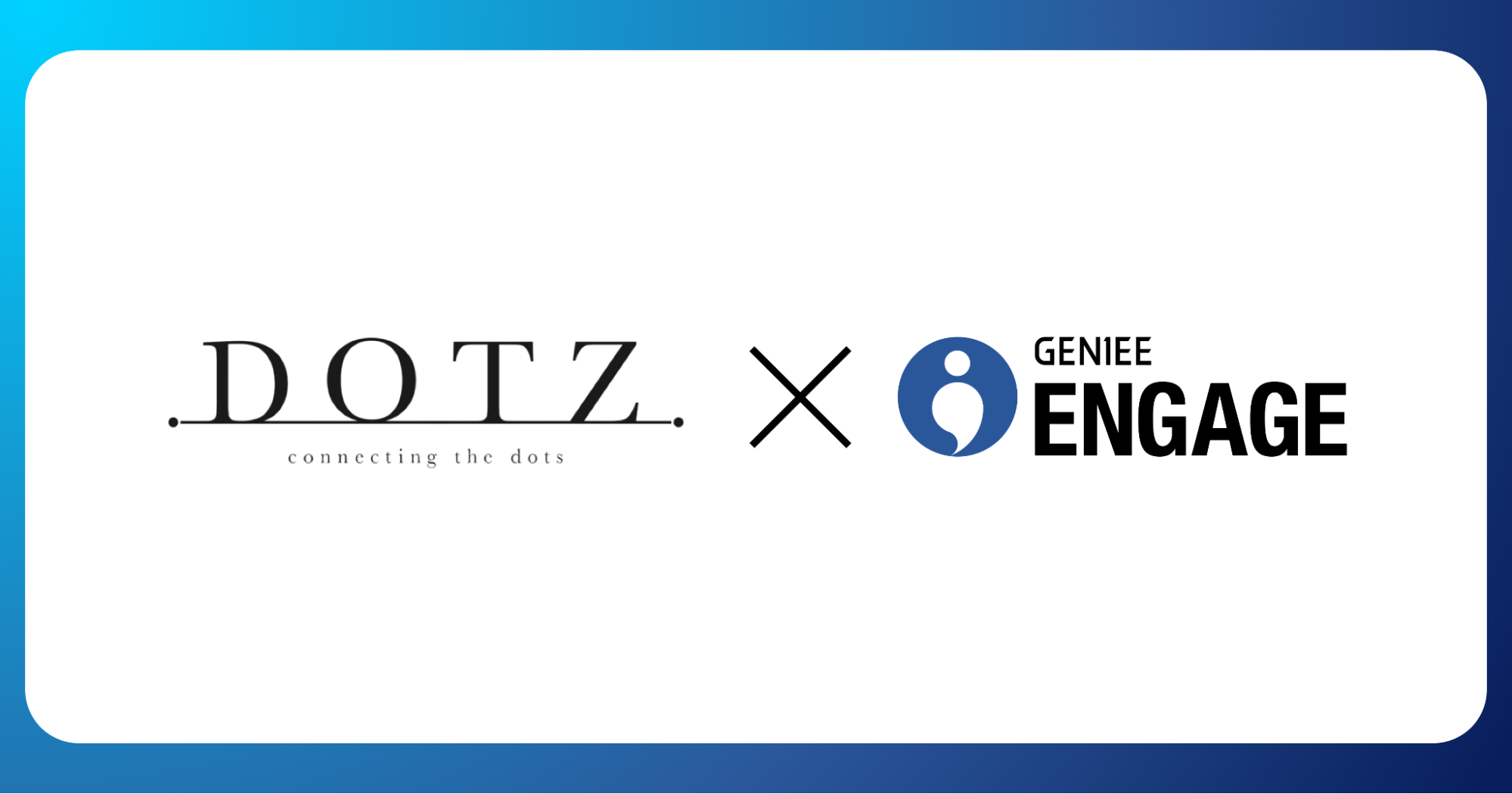 ジーニー、DOTZ株式会社と事業連携を開始 | ニュース | 株式会社